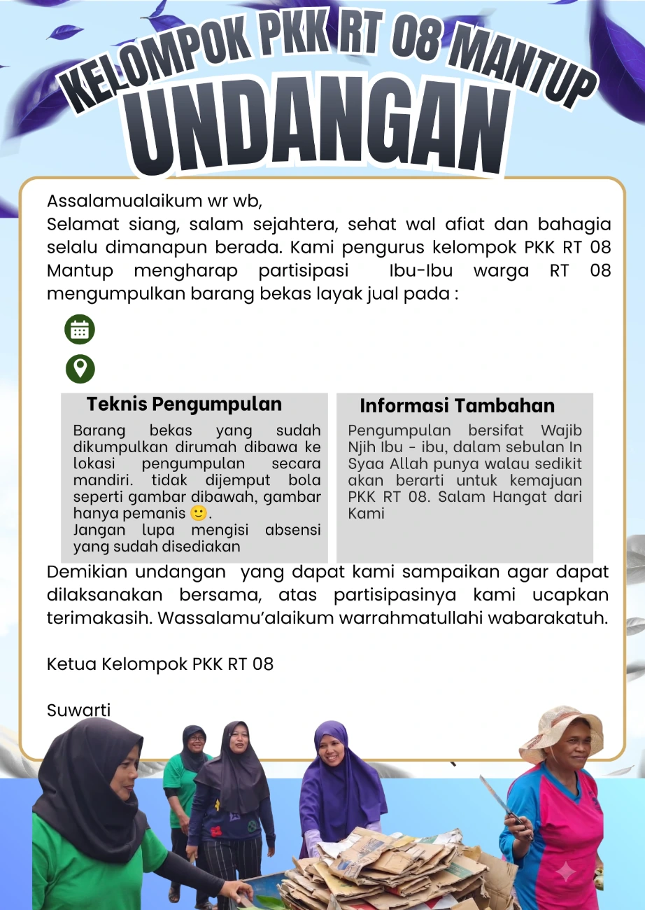 Template Pengumpulan Barkas